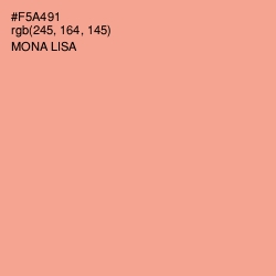 #F5A491 - Mona Lisa Color Image